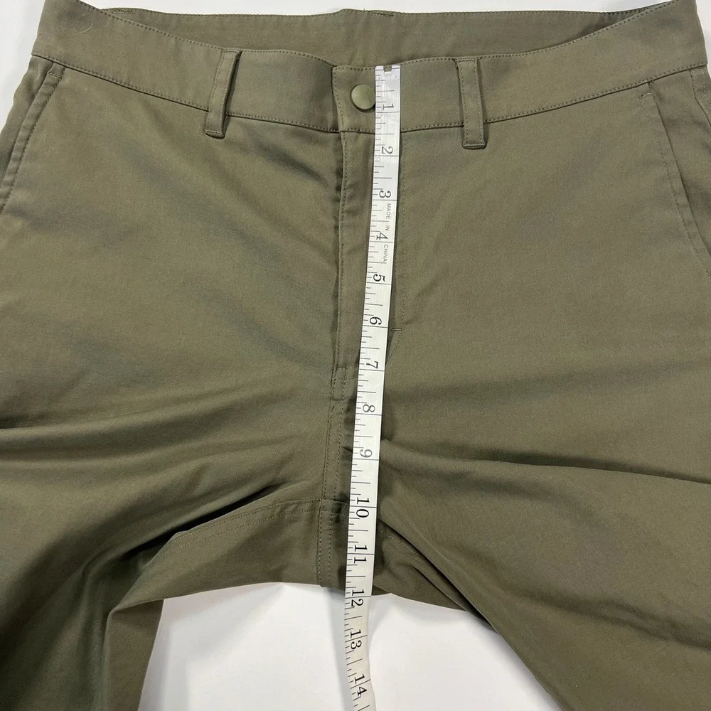 Outdoor Voices TechTwill Birdie Pant Mens M Olive Green Golf Chino‎ Recycled